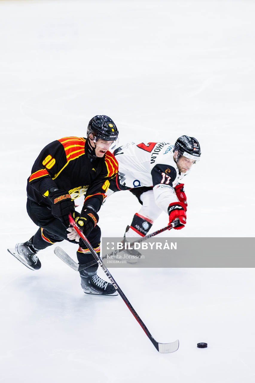 Brynäs David Sklenicka och Malmö Redhakws Pathrik