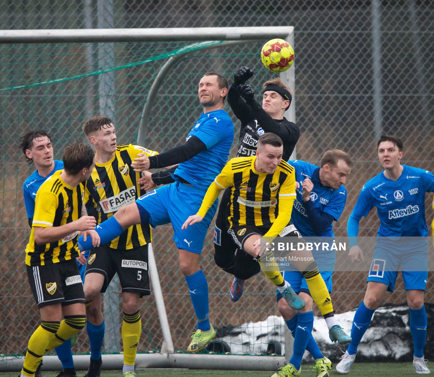 IFK Hässleholms  Danny Gunnarsson och Axel Henriksson