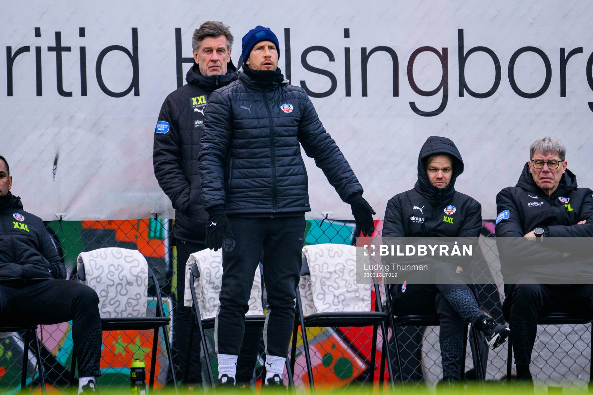 Helsingborgs tränare Mattias Lindström