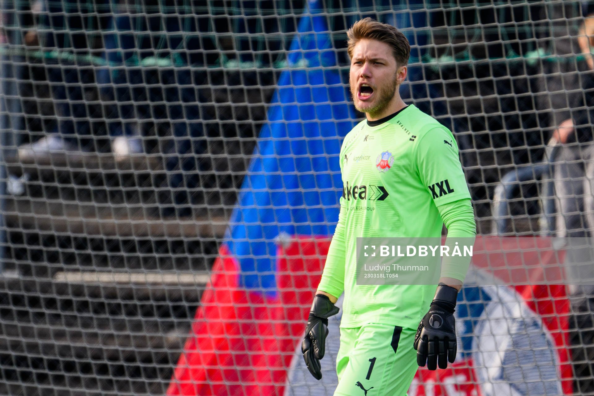 Helsingborgs målvakt Kalle Joelsson