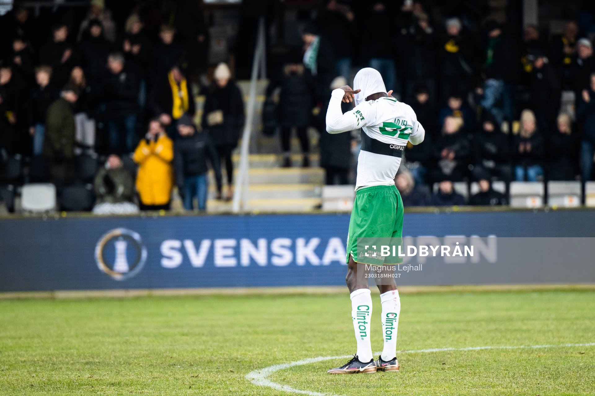 Hammarbys Nathaniel Adjei deppar