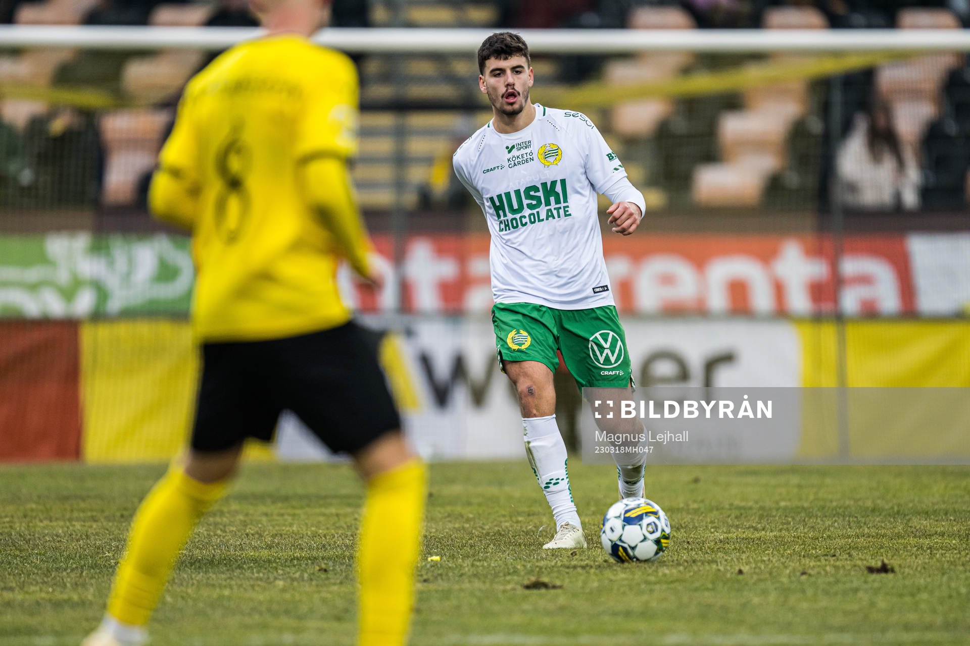 Hammarbys Edvin Kurtulus och Mjällbys Otto Rosengren