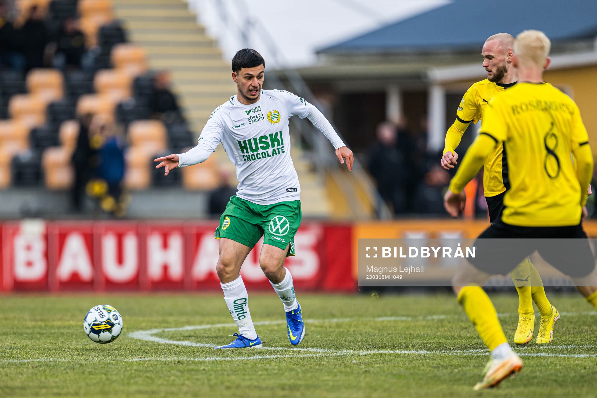 under semifinalen i Svenska Cupen i fotboll mellan Mjällby