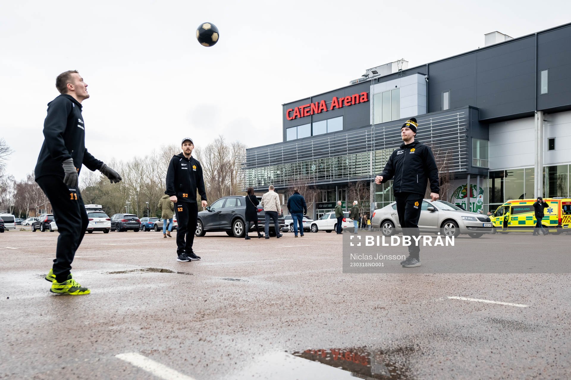 Skellefteås Max Lindholm, Arvid Lundberg och Anton Olsson