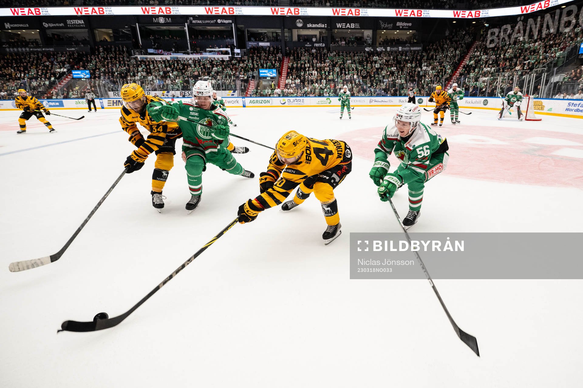 Skellefteås Tom Kühnhackl och Andreas Wingerli mot