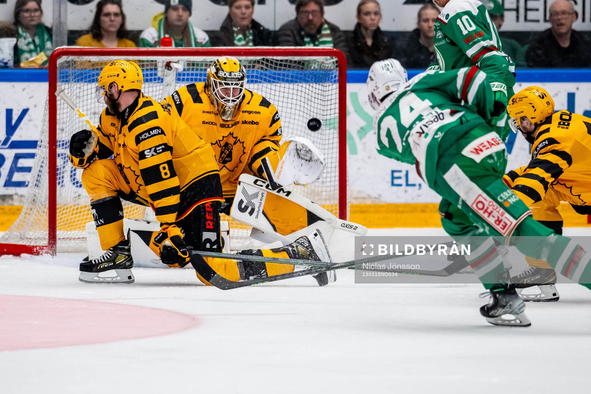 Skellefteås målvakt Linus Söderström