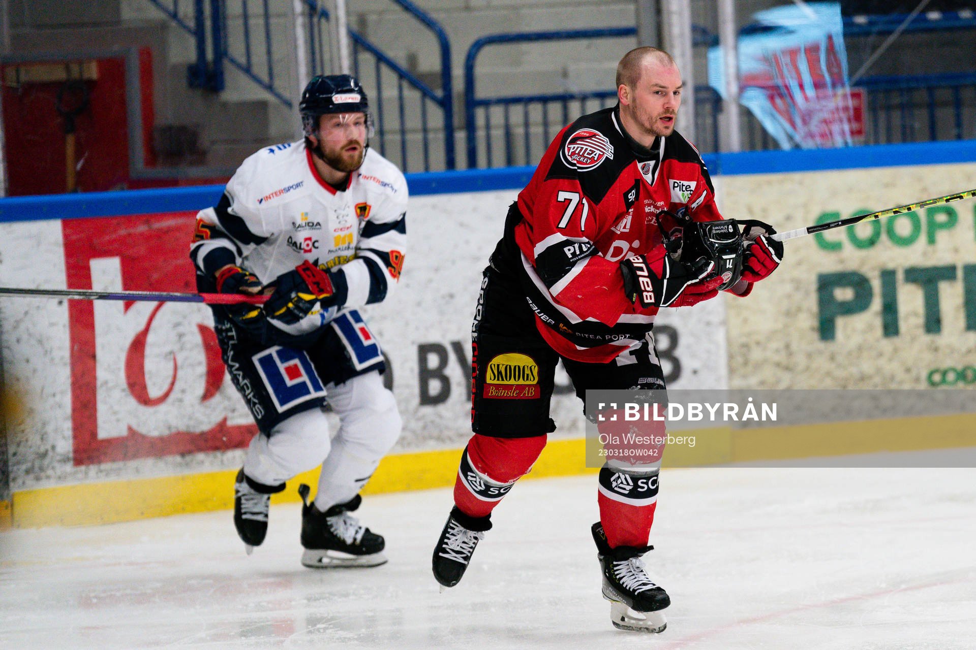 Mariestads Anton Blomberg och Piteås Joakim Högberg