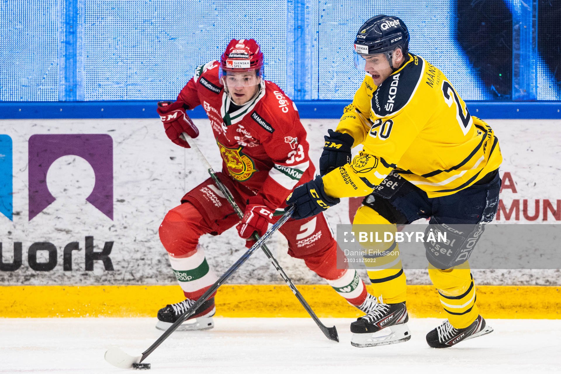 Moras Olle Strandell och Södertäljes Nikola Pasic