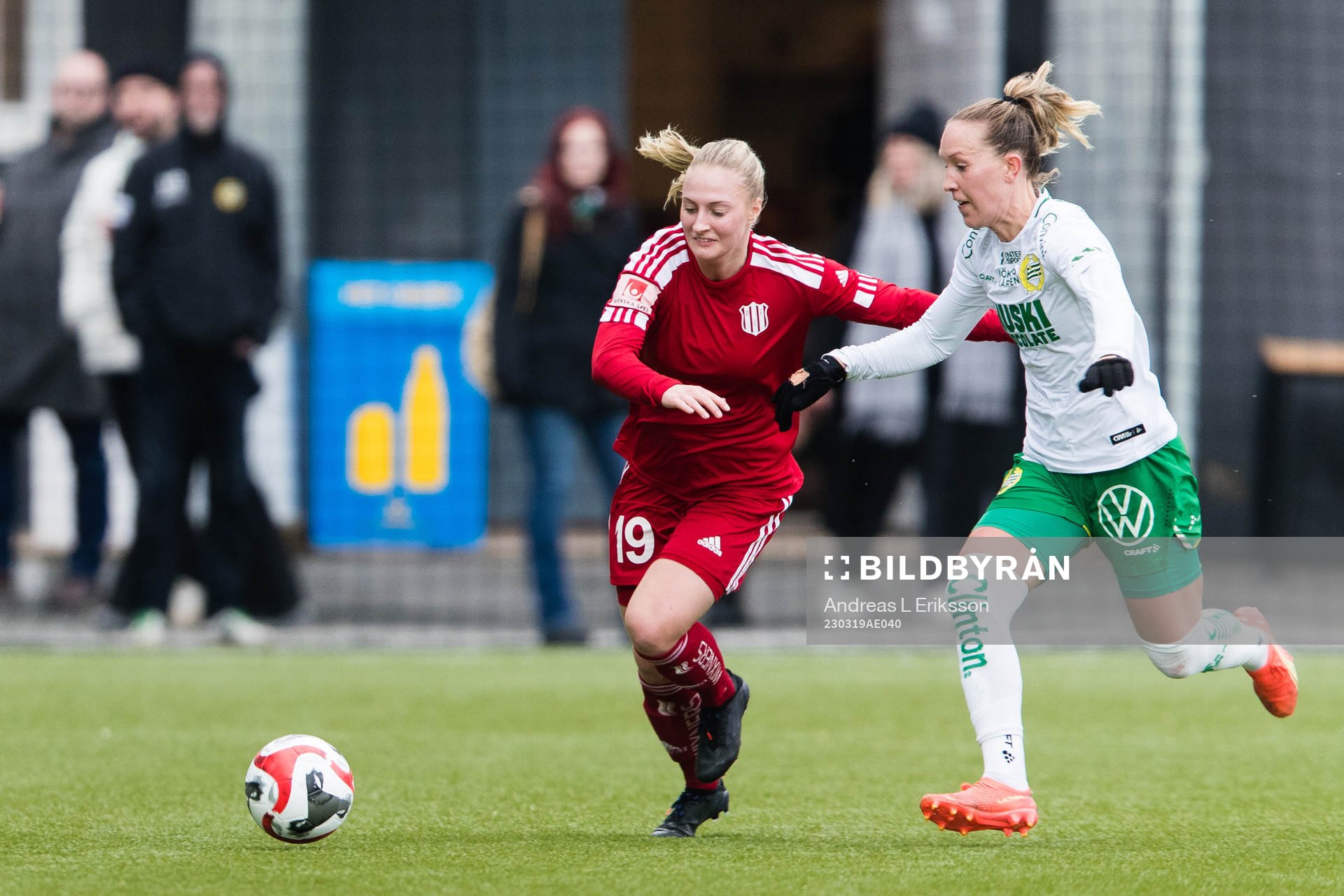 Piteås Emma Viklund och Hammarbys Julia Roddar
