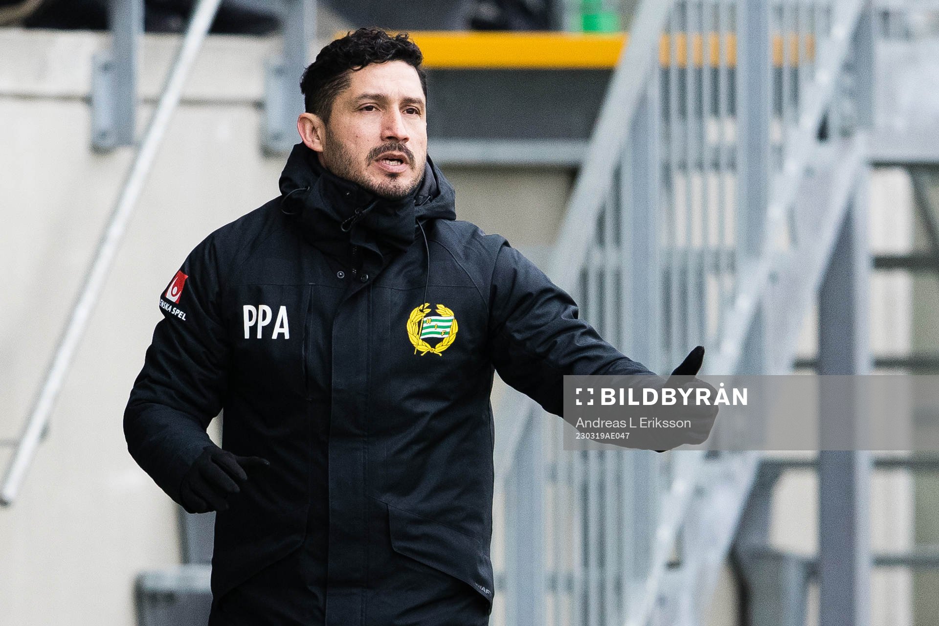 Hammarbys tränare Pablo Pinones-Arce