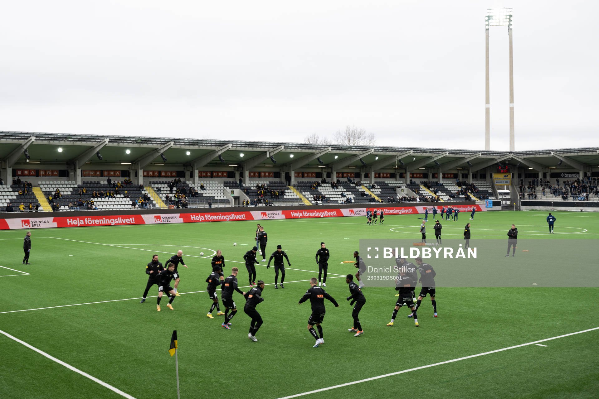Häcken värmer upp