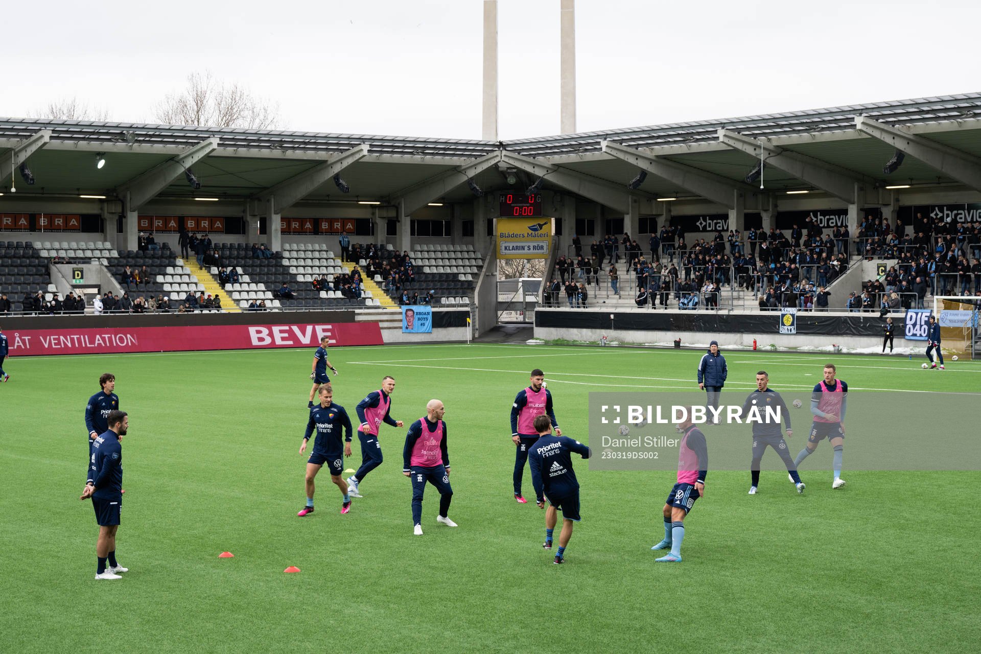Djurgården värmer upp