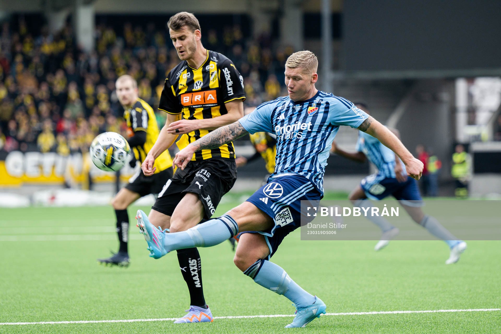 Häckens Johan Hammar och Djurgårdens Marcus Danielson