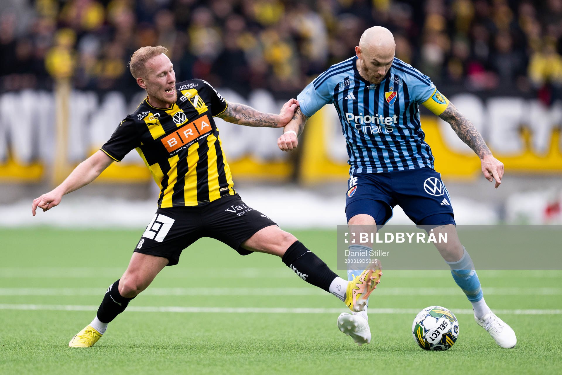 Häckens Mikkel Rygaard Jensen och Djurgårdens Magnus