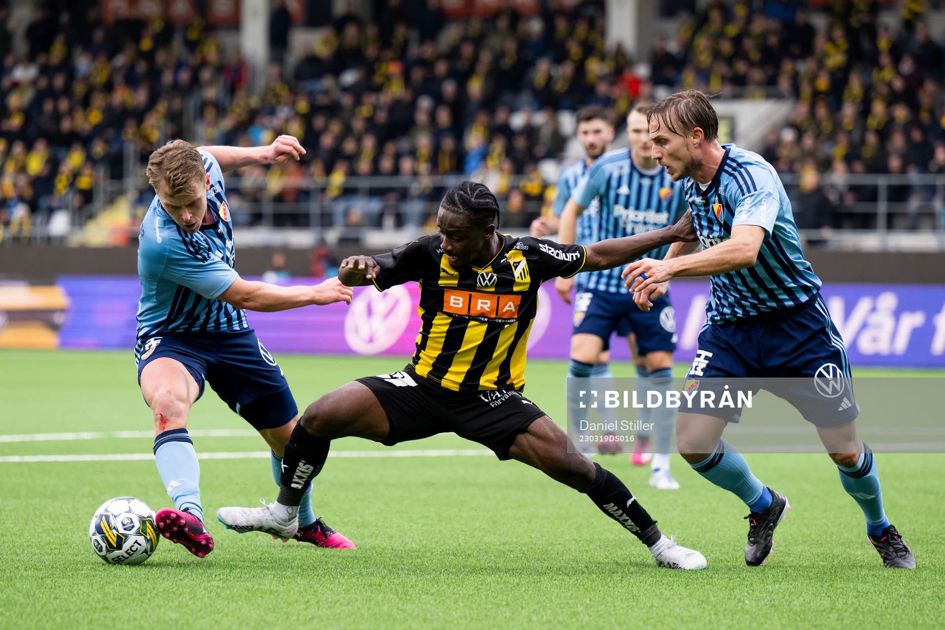 Djurgårdens Rasmus Schuller och Pierre Neurath Bengtsson