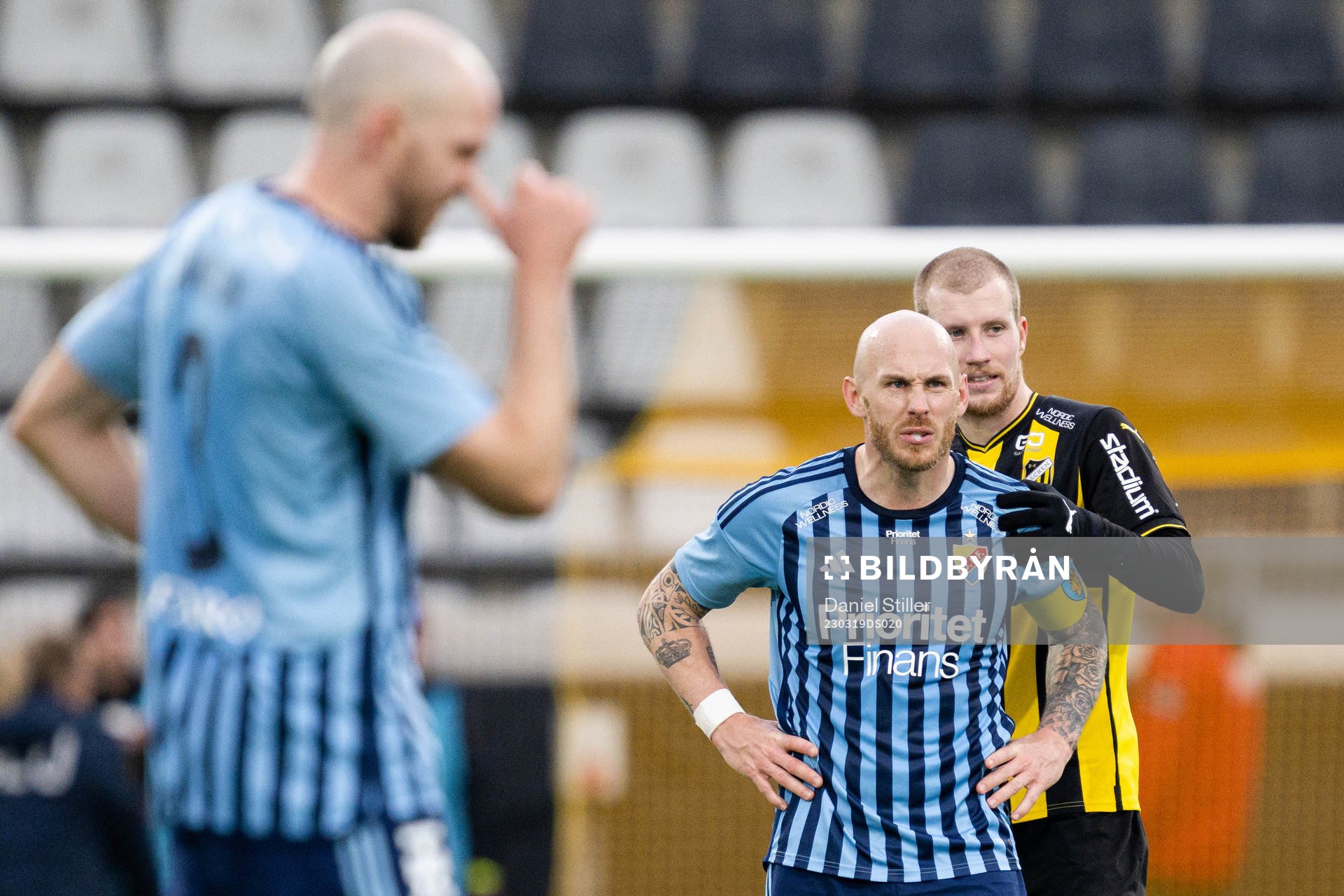 Djurgårdens Magnus Eriksson deppar