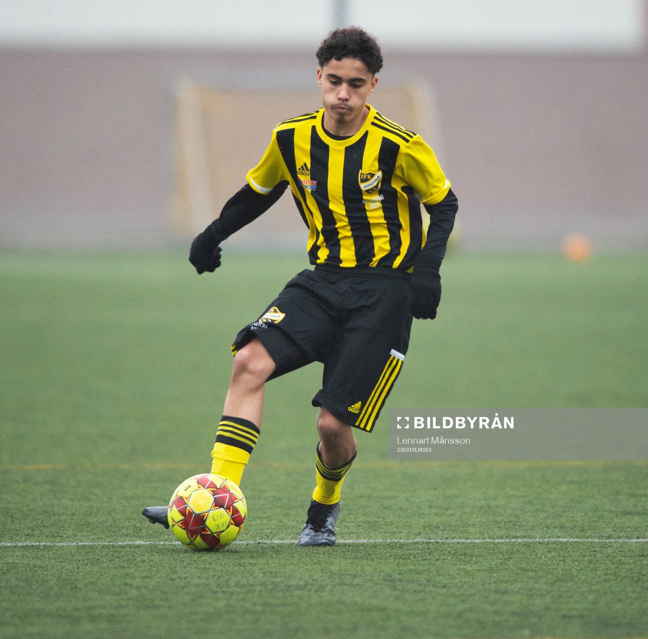 IFK Hässleholms Zeidan Sala i matchen i DM för pojkar U17