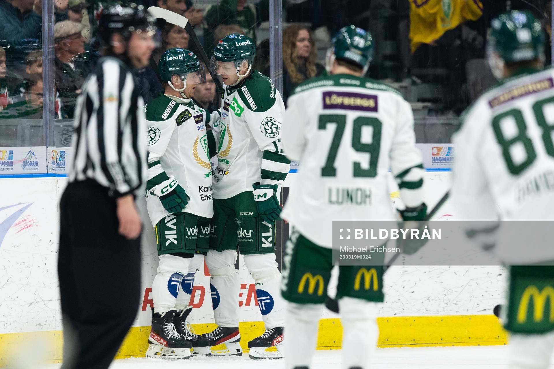 Färjestads Marcus Nilsson jublar
