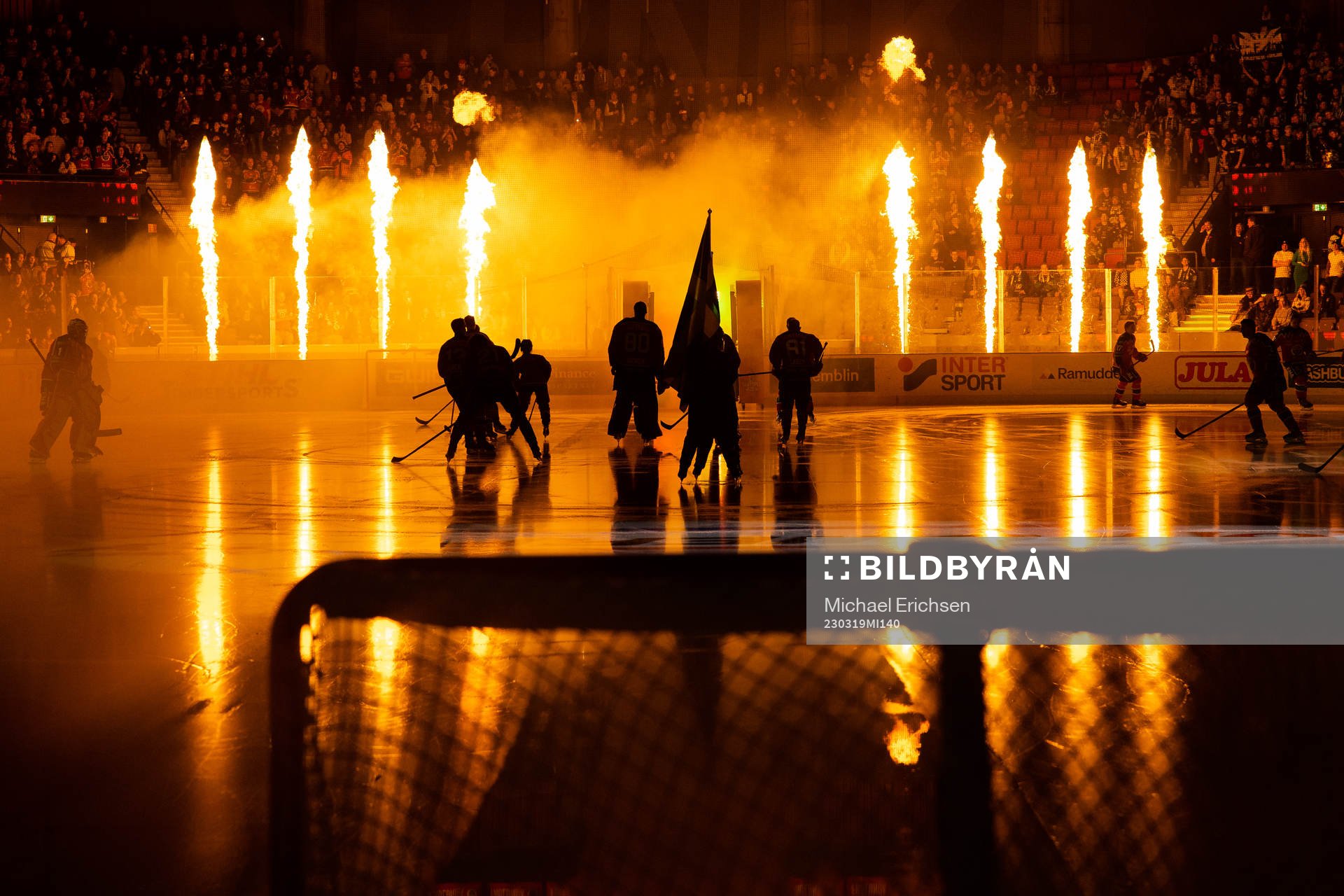 Frölundas intro innan kvartsfinal två i SHL mellan