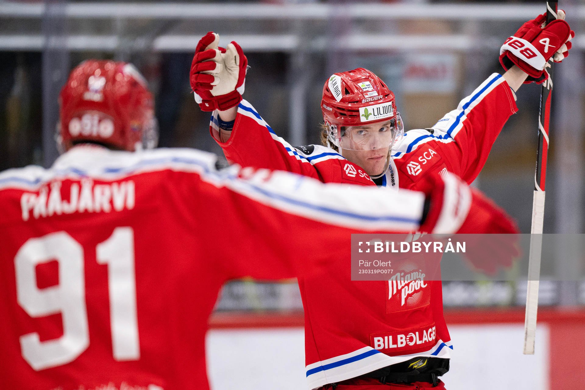 Timrås Jakob Stenqvist jublar