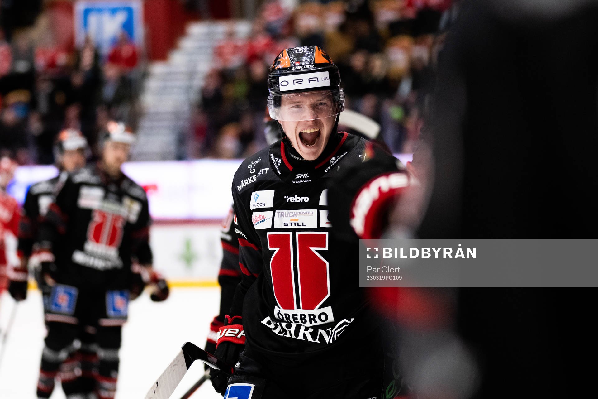 Örebros Linus Öberg jublar