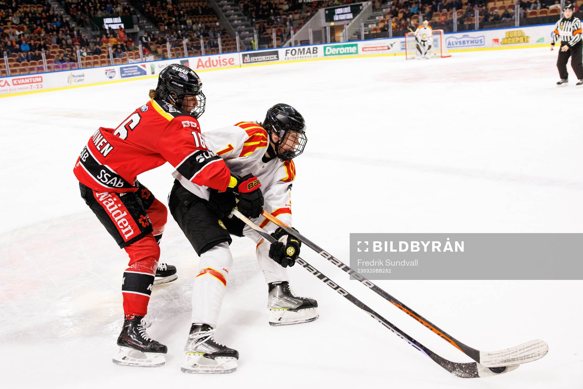 Luleås Petra Nieminen och Brynäs Lindsay Paige Agnew
