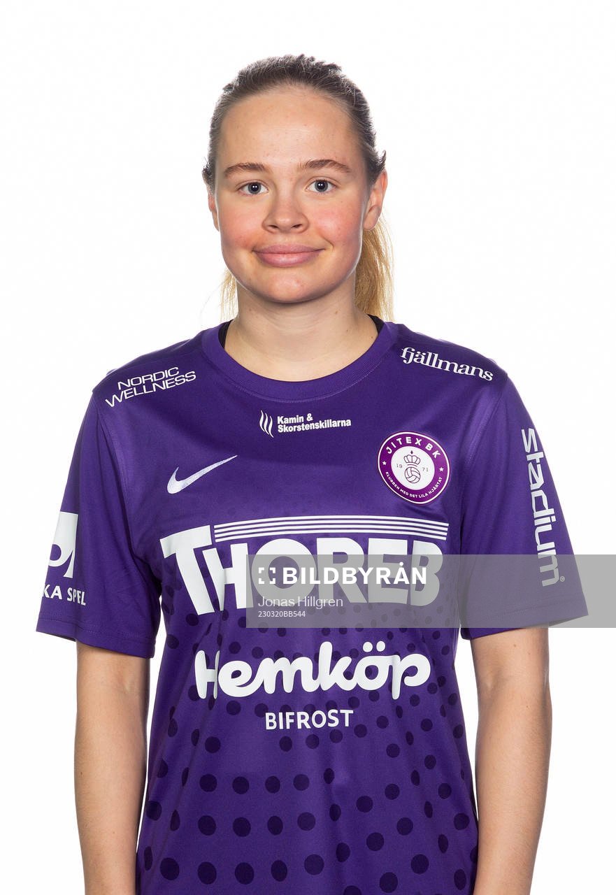 Jitex Linnea Folkow poserar för ett porträtt den 20 mars 2023 i Göteborg.