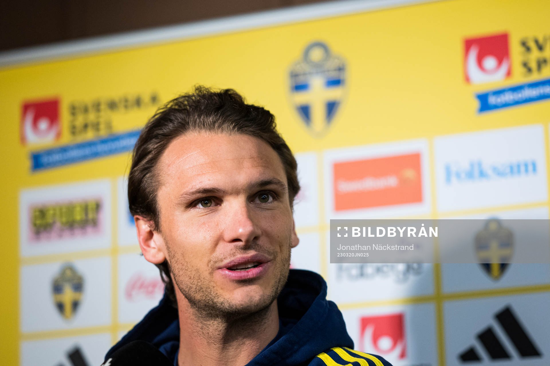 Albin Ekdal of the Swedish men's football national team