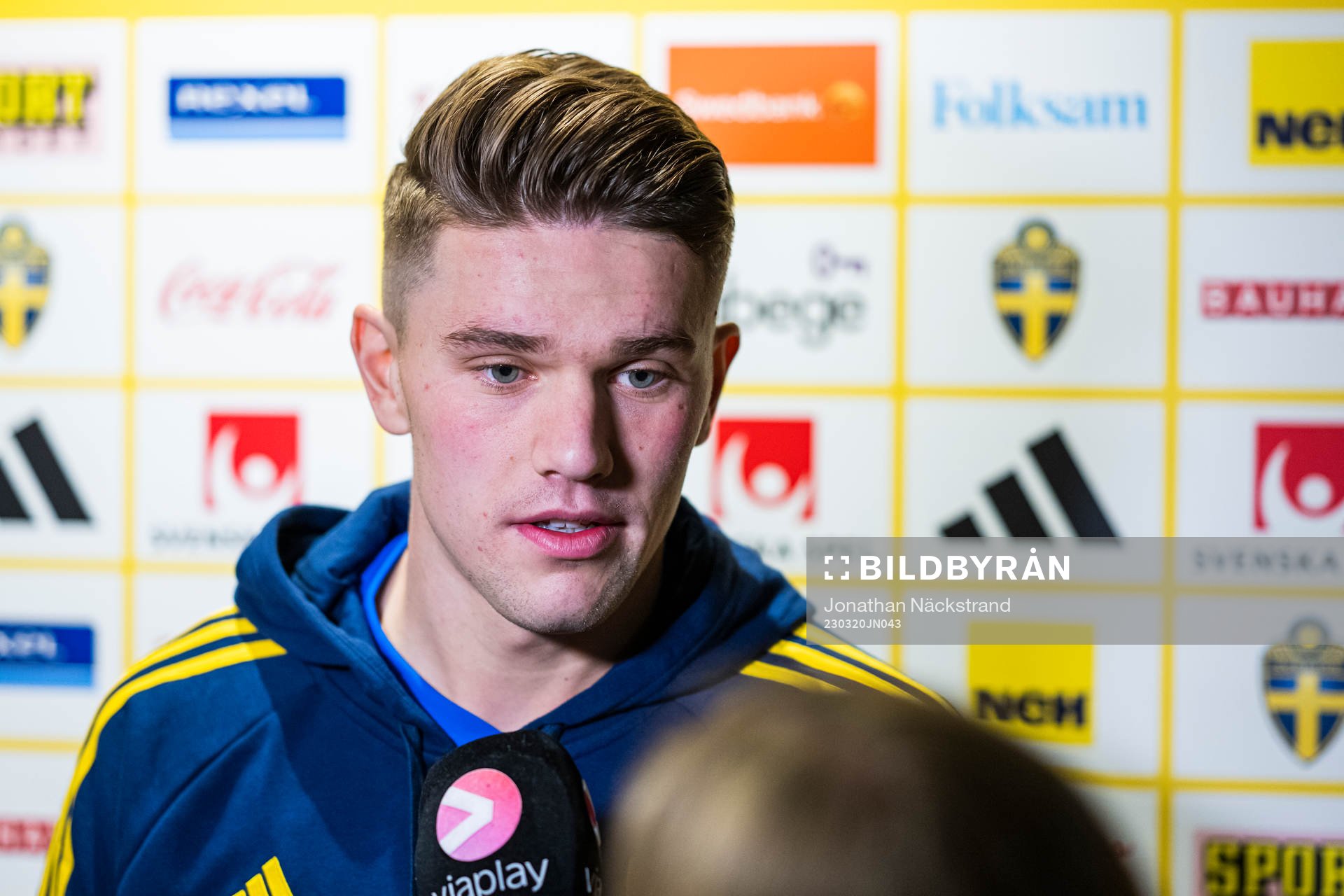 Viktor Gyökeres of the Swedish men's football national team