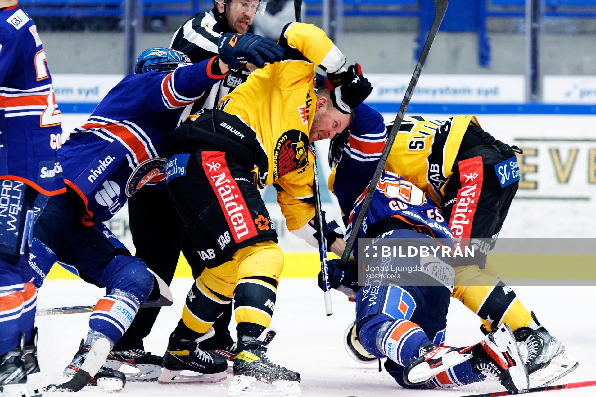Luleås Leo Komarov och Växjös Glenn Gustafsson
