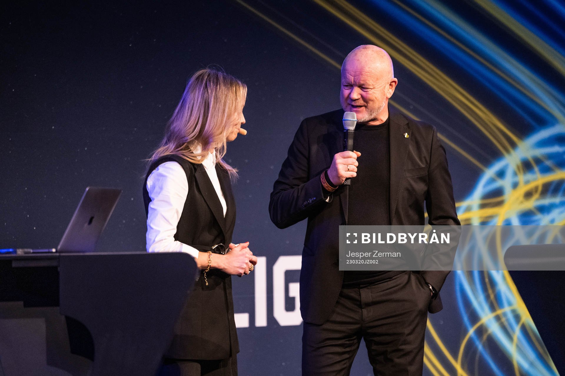Karin Frick och Per-Mathias Högmo, tränare Häcken