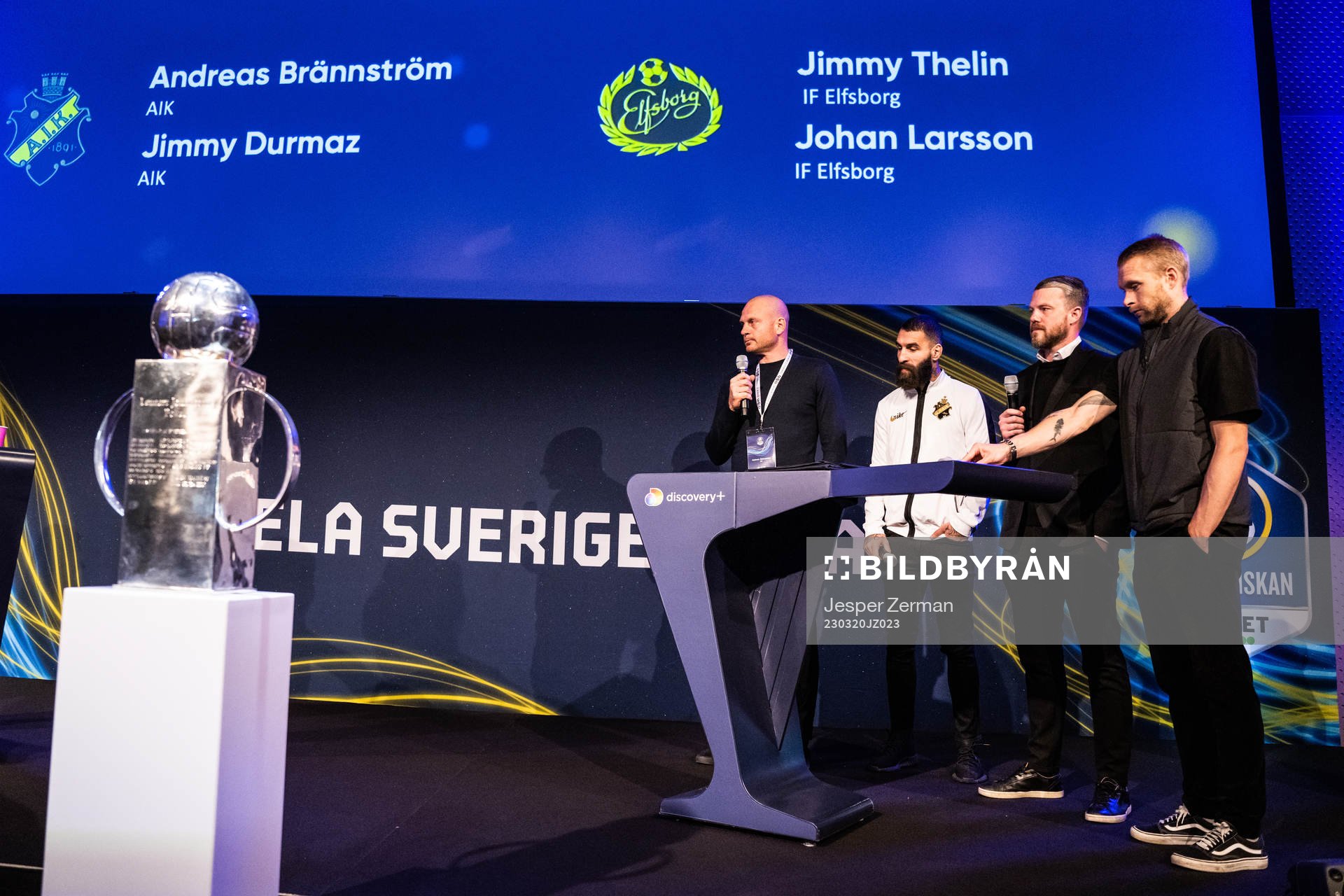 Andreas Brännström, tränare AIK, Jimmy Durmaz, AIK,