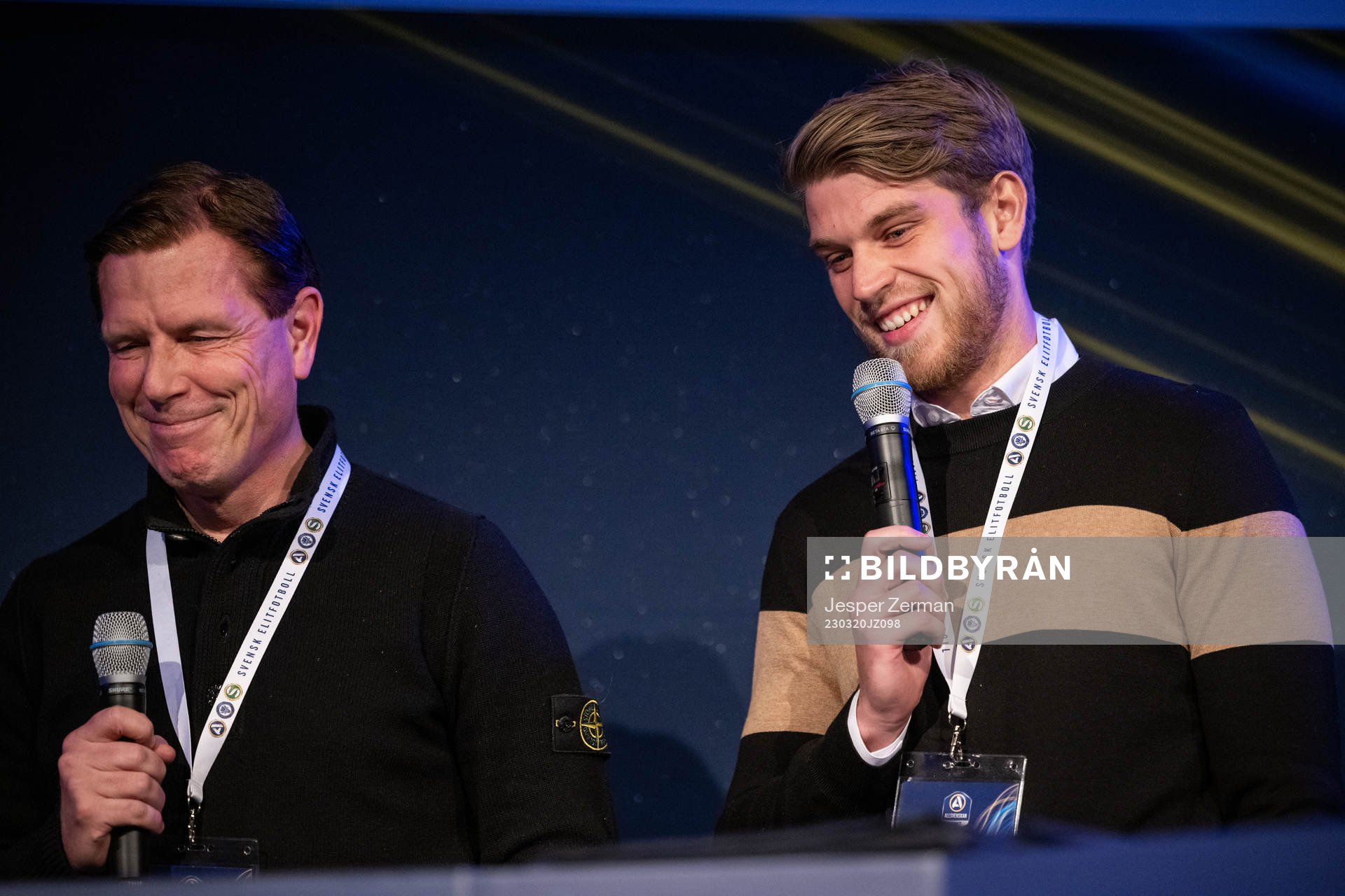 Christer Mattiasson, tränare Sirius, och Marcus Mathisen,