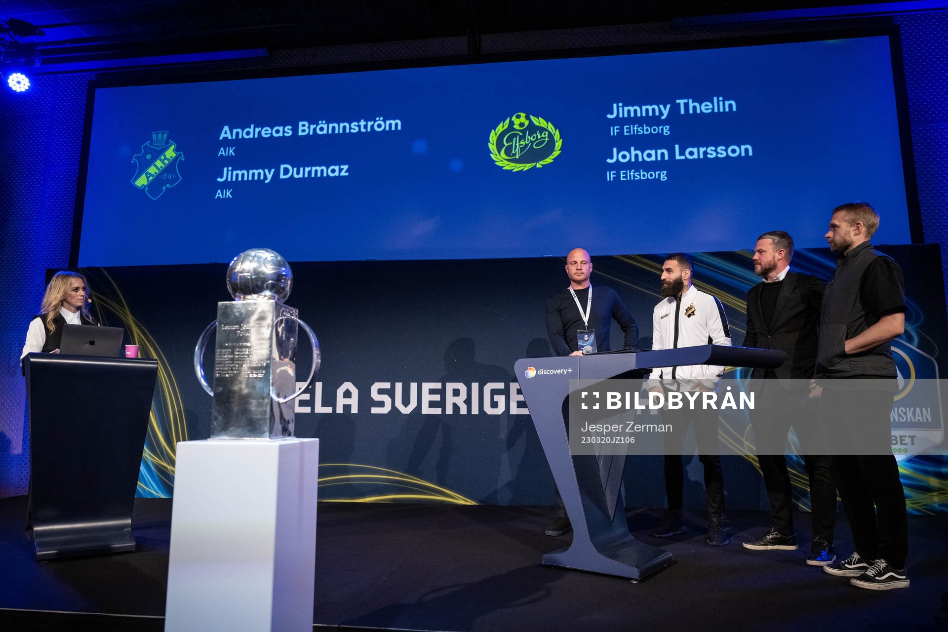 Andreas Brännström, tränare AIK, Jimmy Durmaz, AIK,