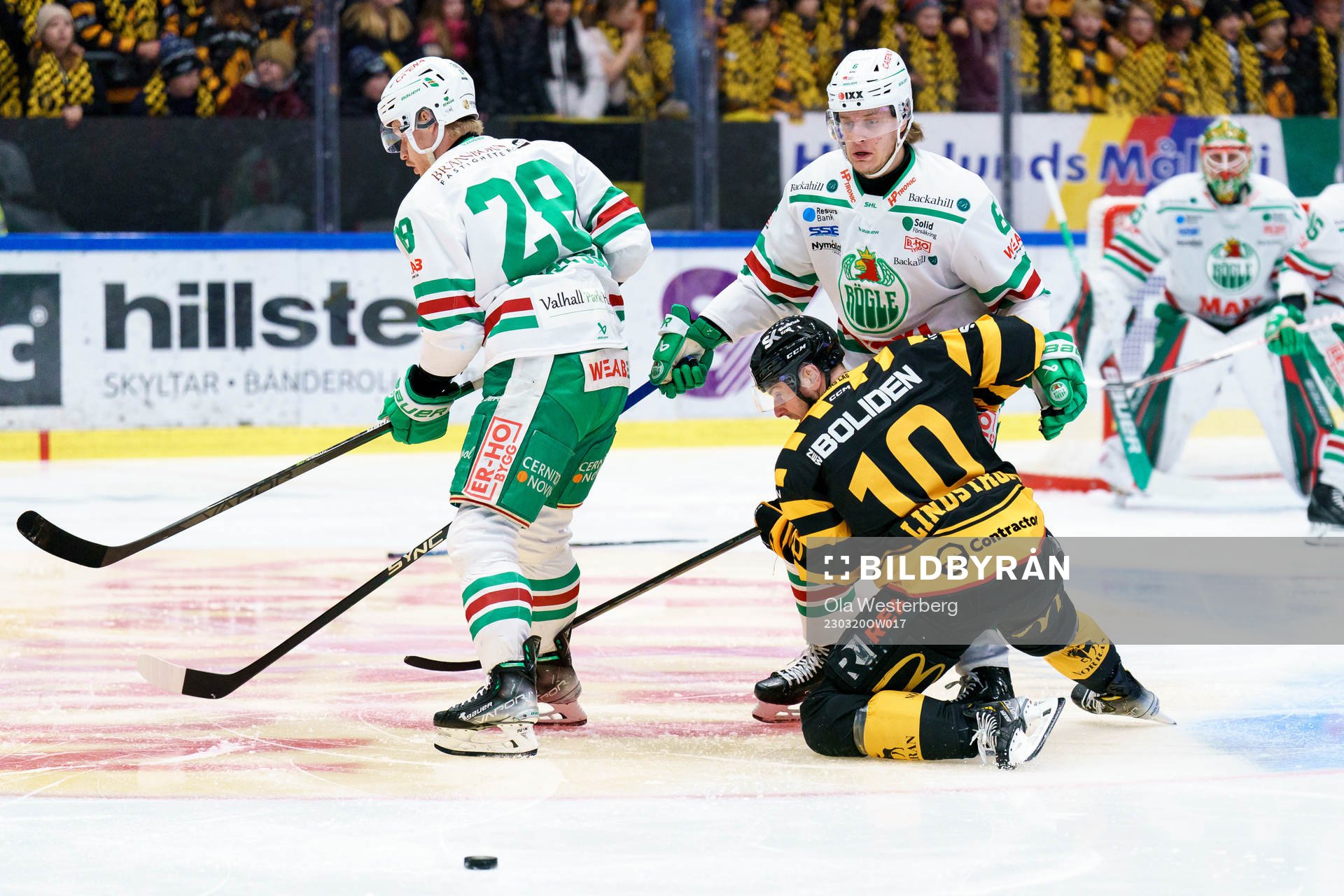 Rögles Anton Bengtsson och Tony Sund mot Skellefteås
