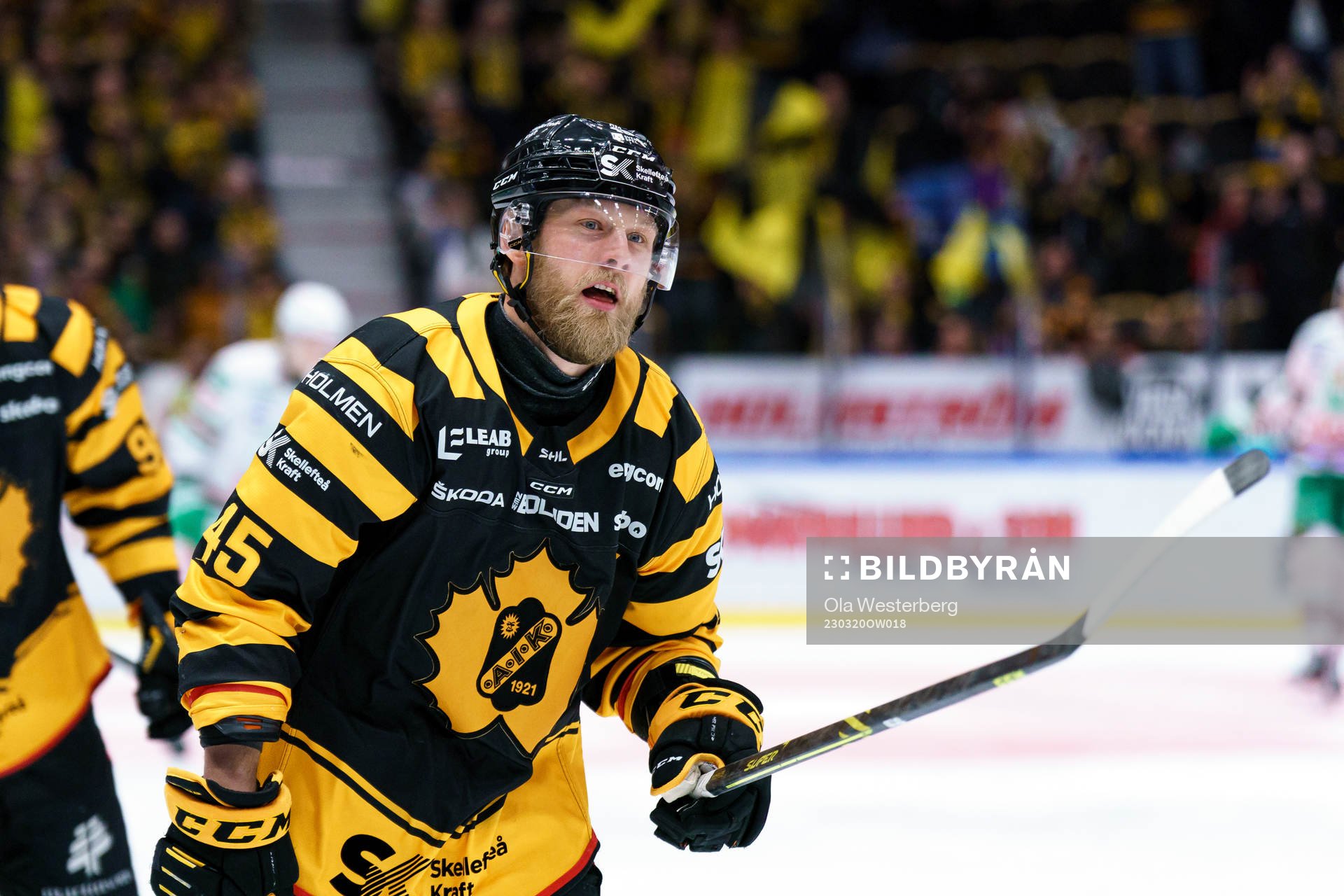 Skellefteås Oscar Möller jublar