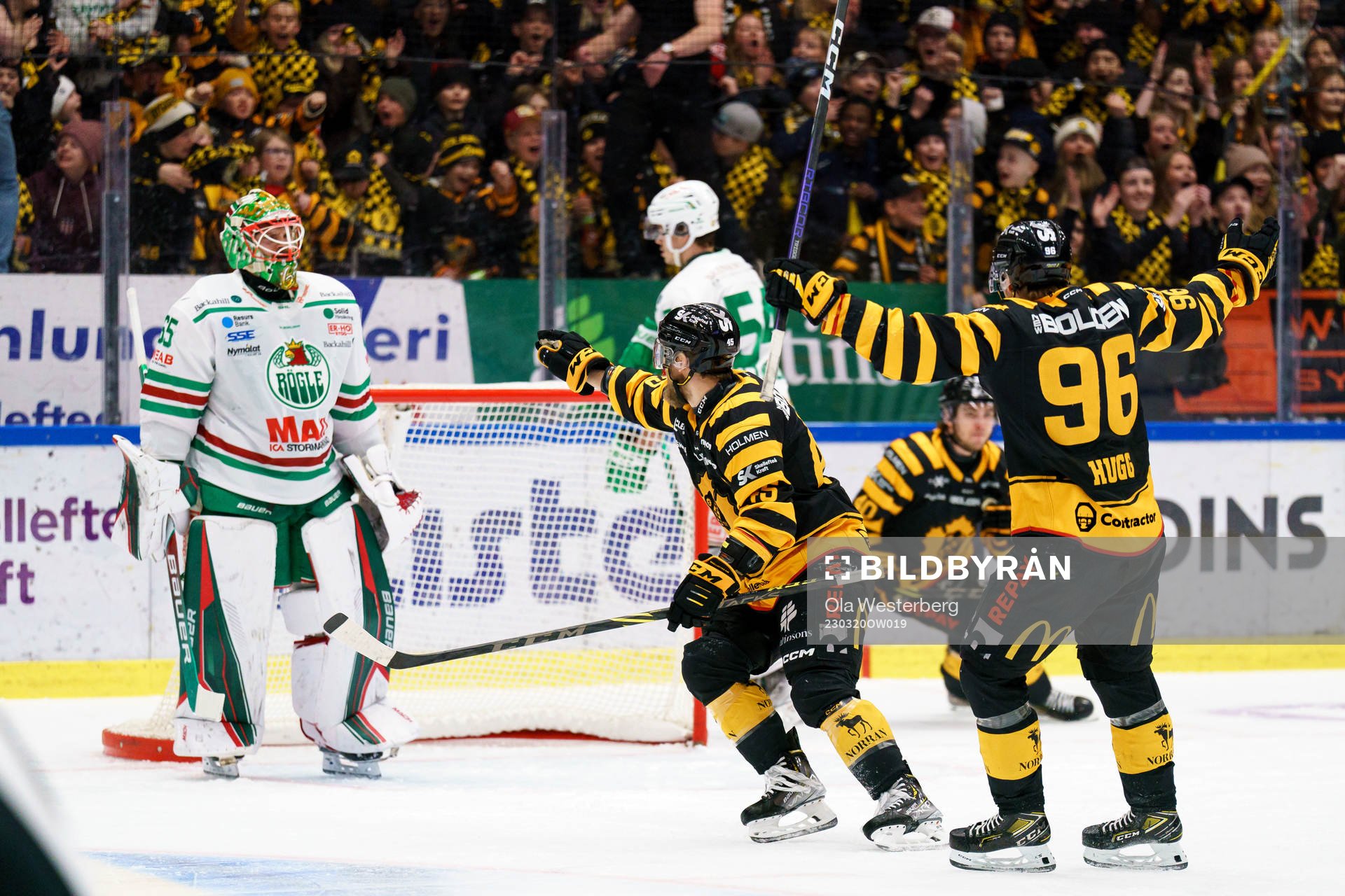 Skellefteås Oscar Möller och Rickard Hugg