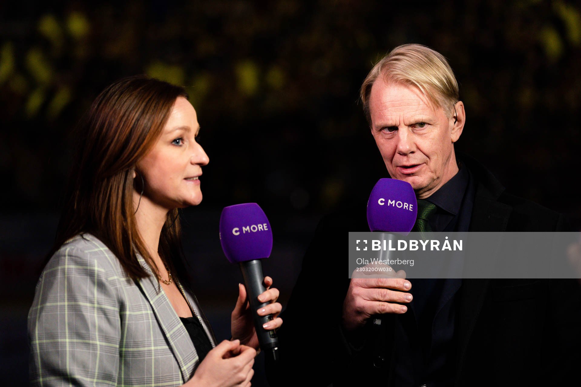 Cmores Lena Sundqvist och Niklas Wikegård