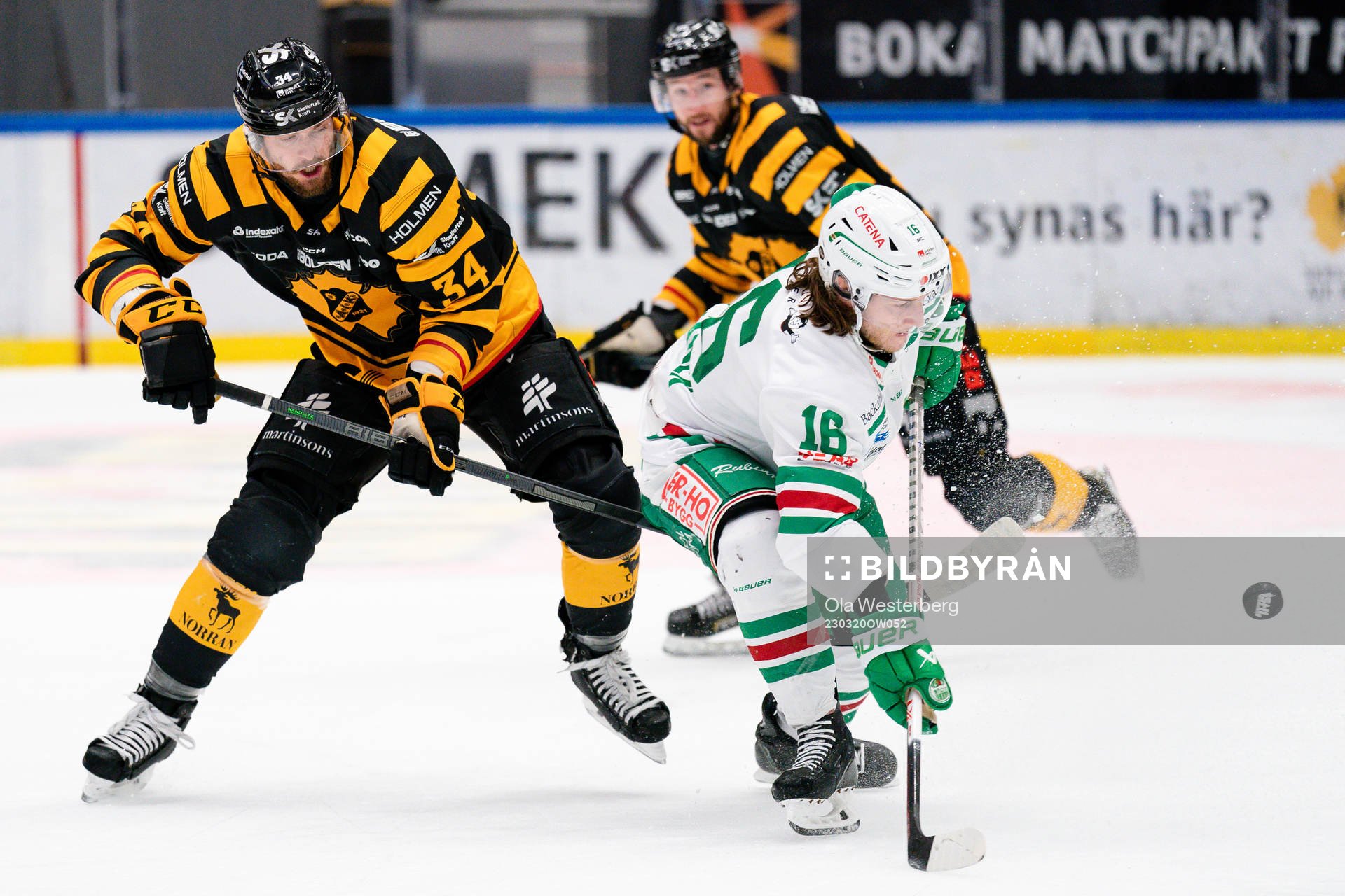 Skellefteå AIKs Tom Kuhnhackl och Rögles Valtteri Viljanen