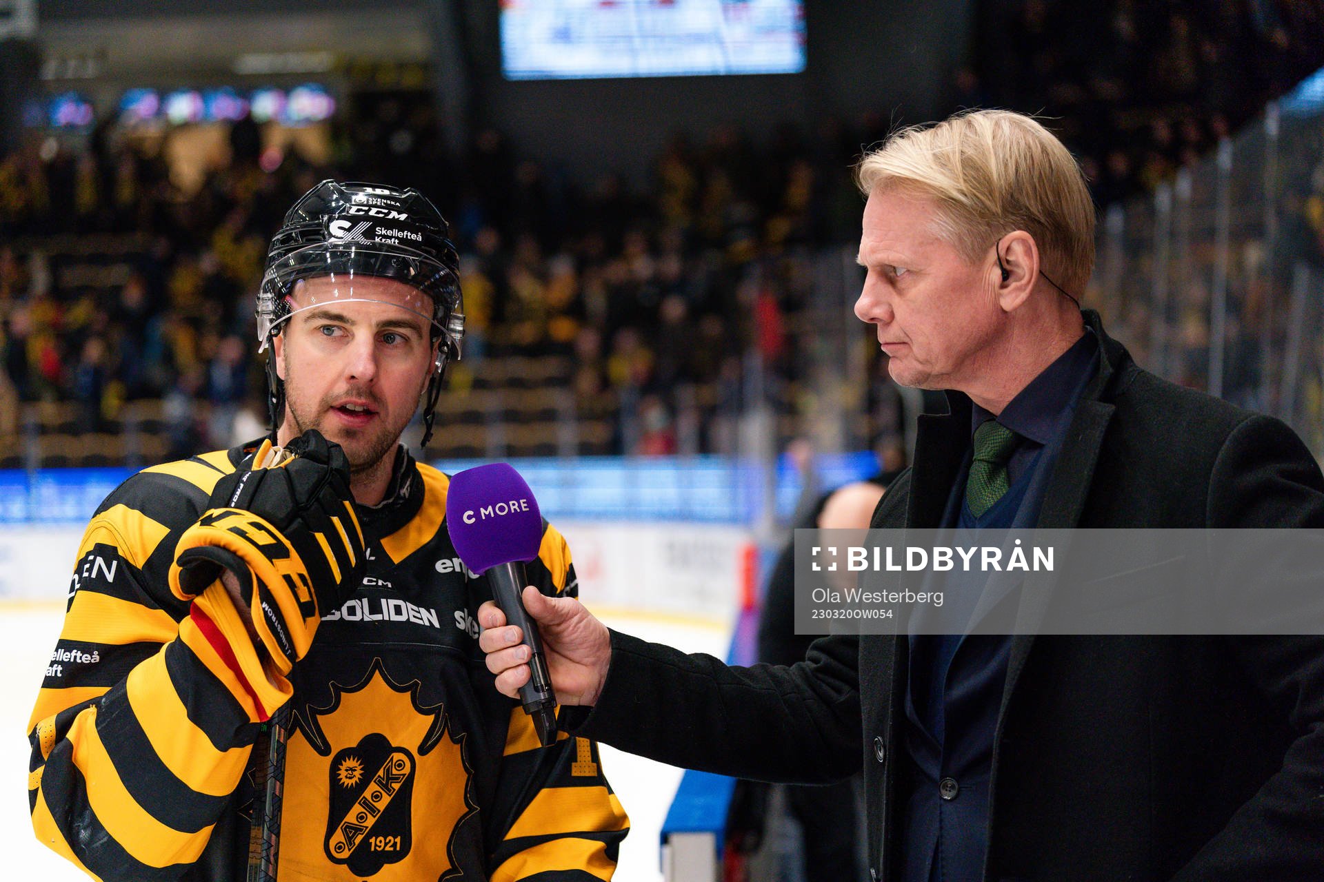 Skellefteå AIKs Joakim Lindström och Cmores Niklas