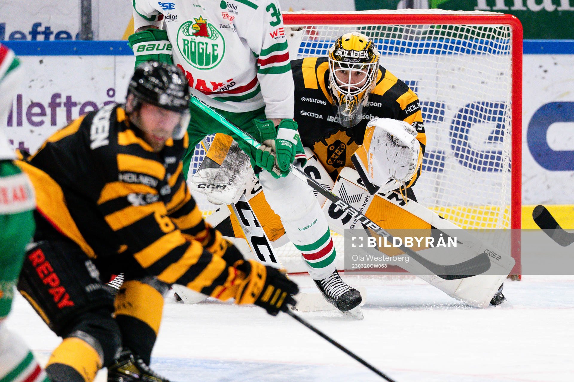 Skellefteå AIKs målvakt Linus Söderström