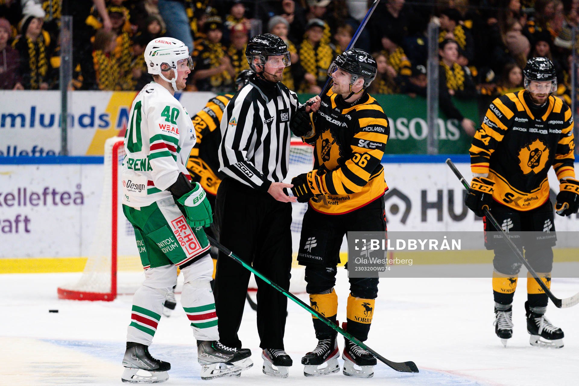 Rögles Oskar Stål Lyrenäs och Skellefteå AIKs Anton