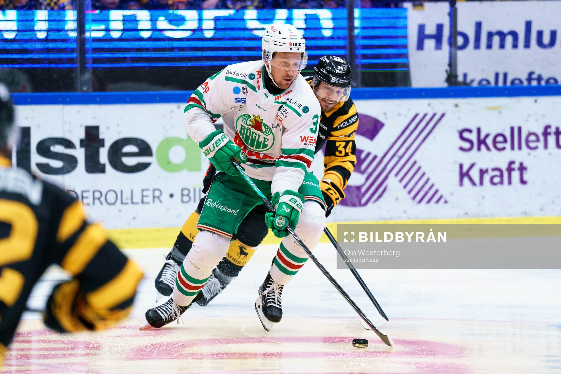 Rögles Michael Kapla och Skellefteås Tom Kuhnhackl