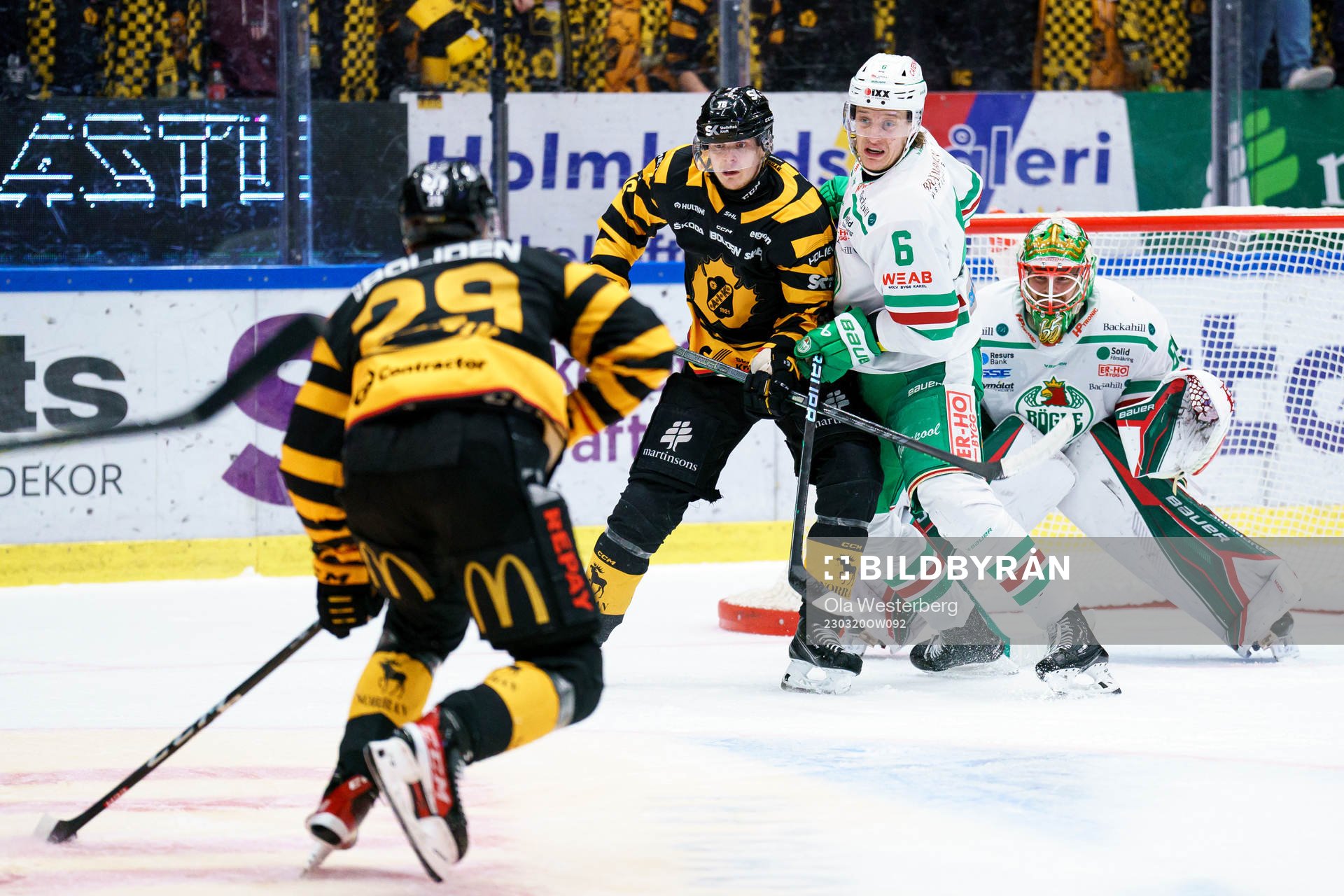 Skellefteås Linus Lindström och Rögles Tony Sund