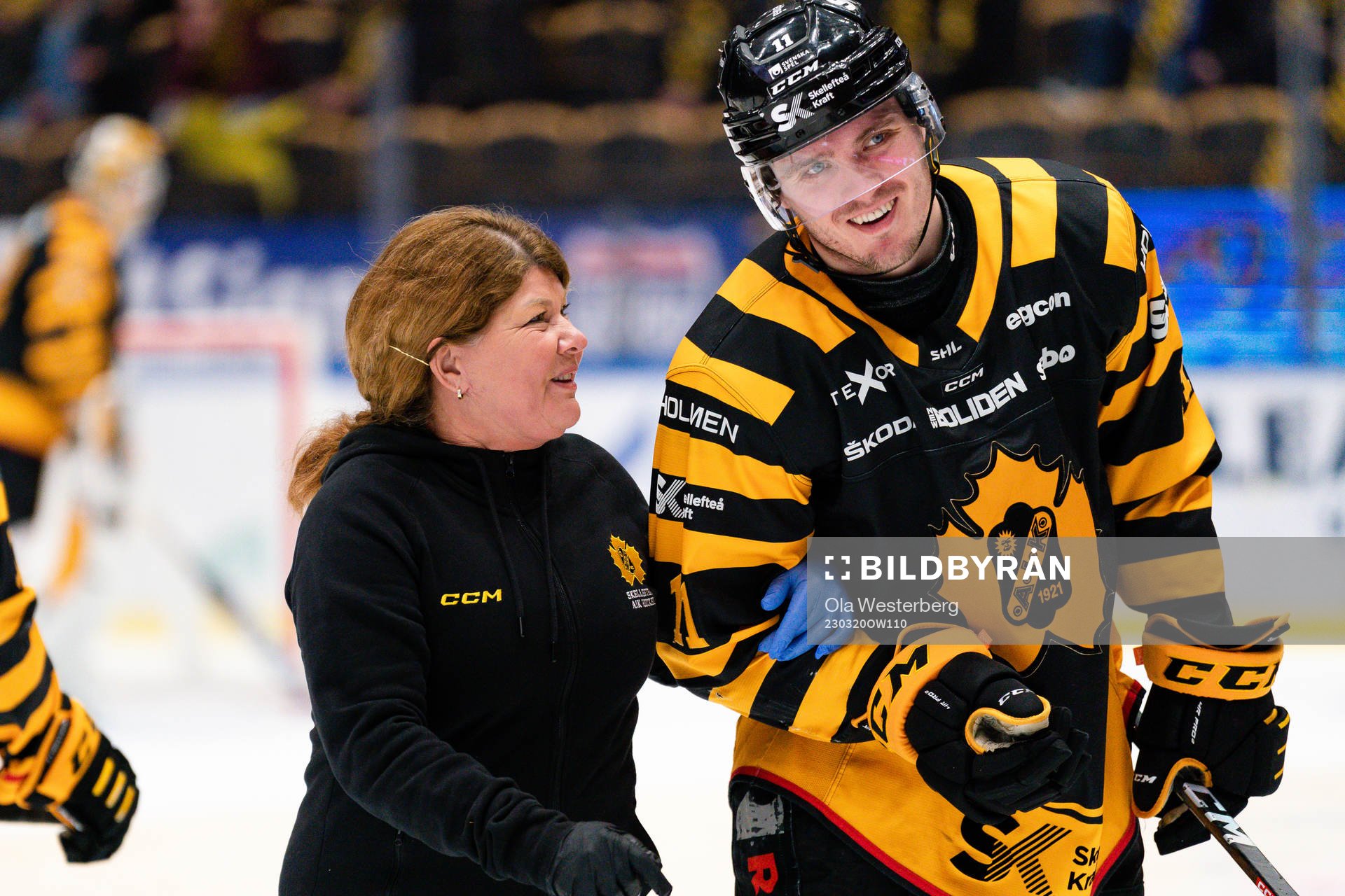 Skellefteås lagläkare Karin Granberg och Max Lindholm