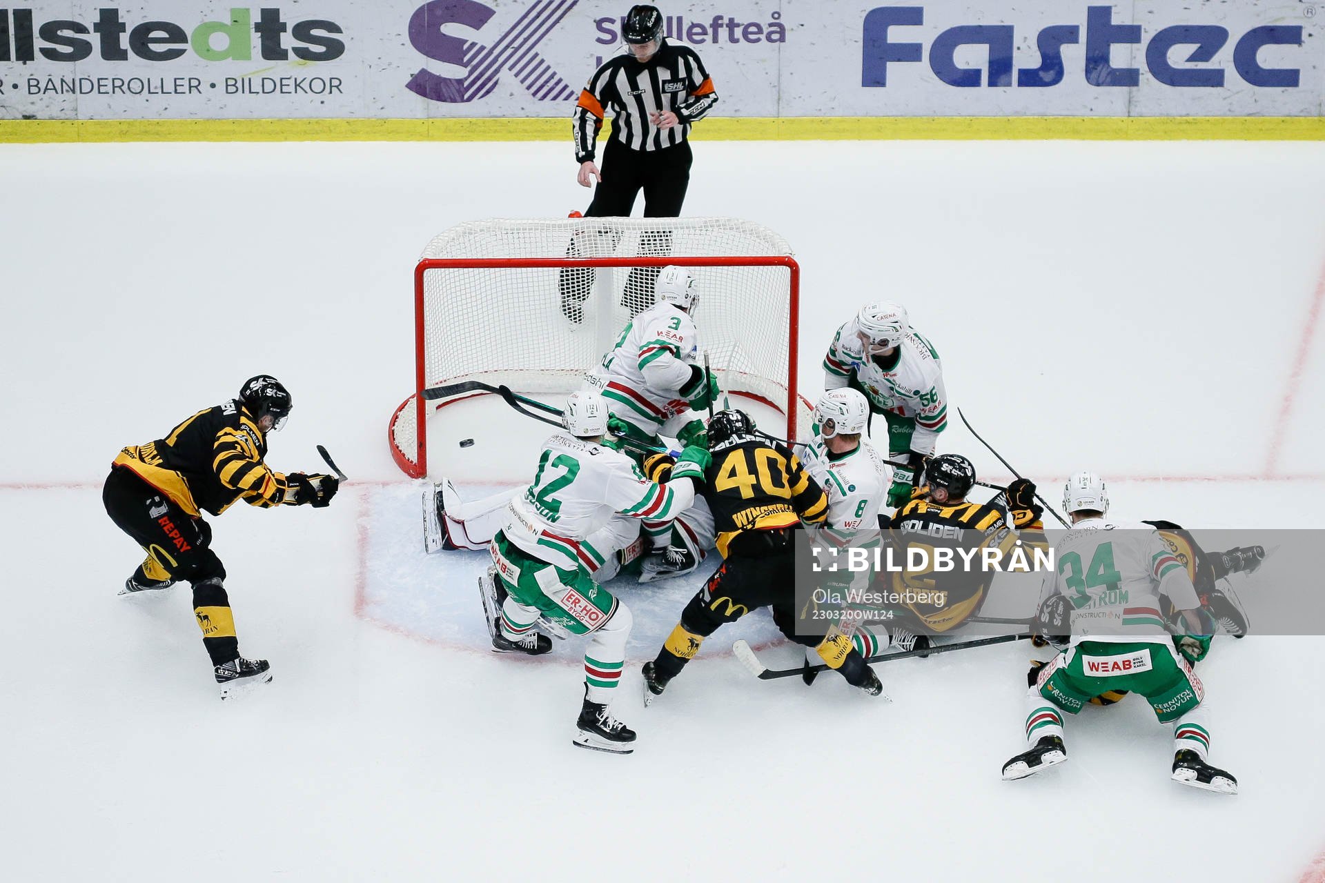 Skellefteå AIKs Max Lindholm jublar