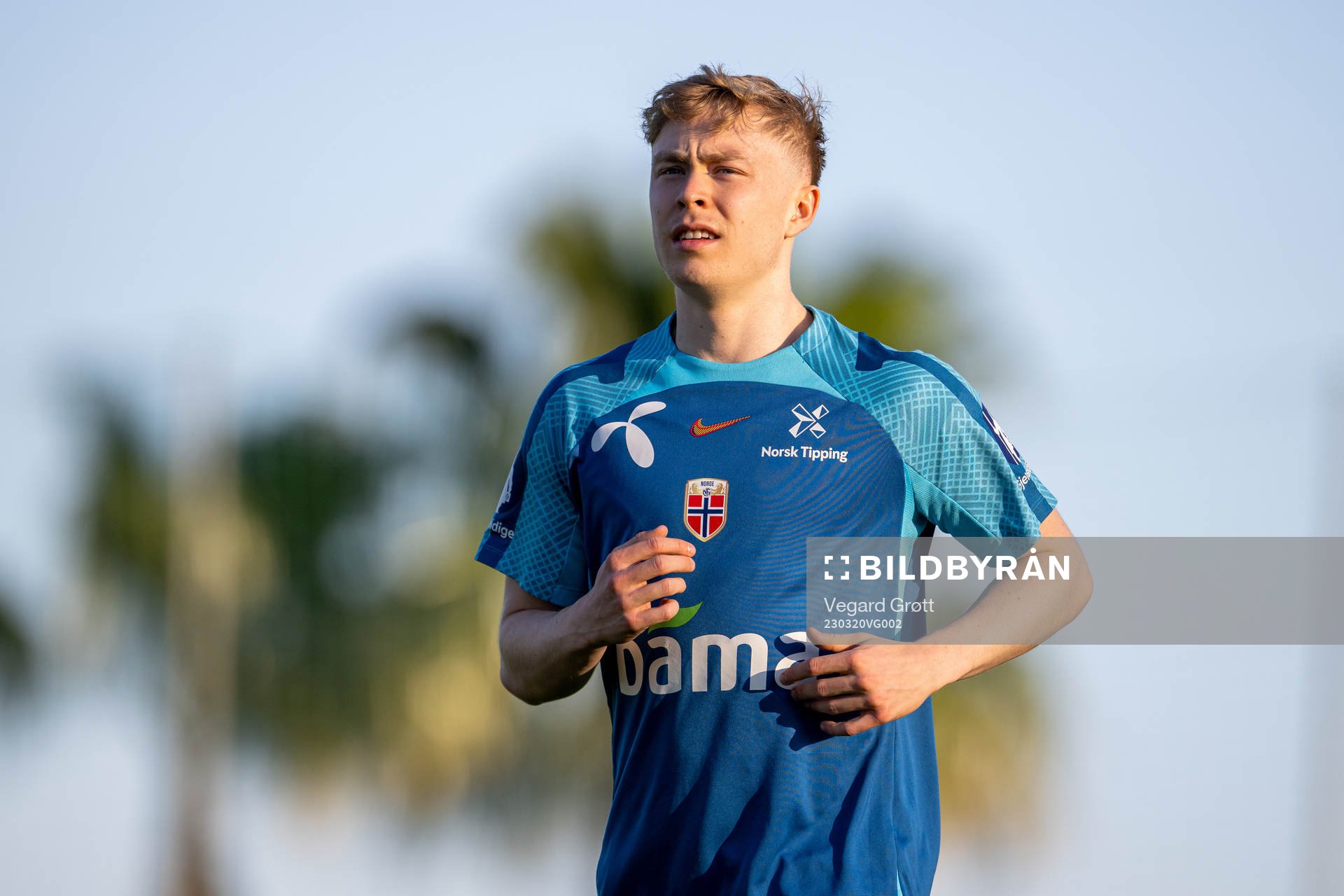 Ola Brynhildsen of the Norwegian national football team