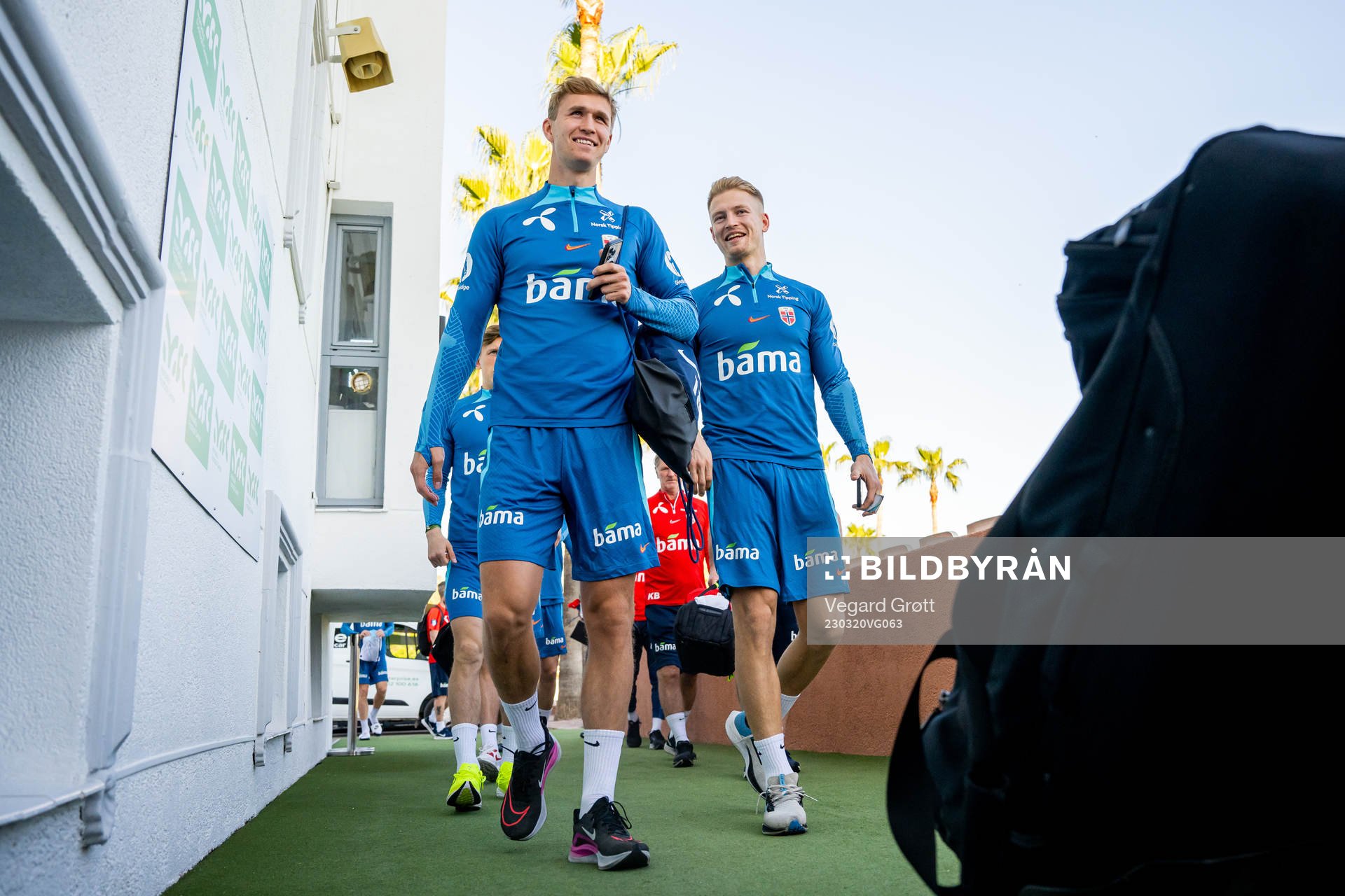 Ola Solbakken and Andreas Hanche-Olsen of the Norwegian