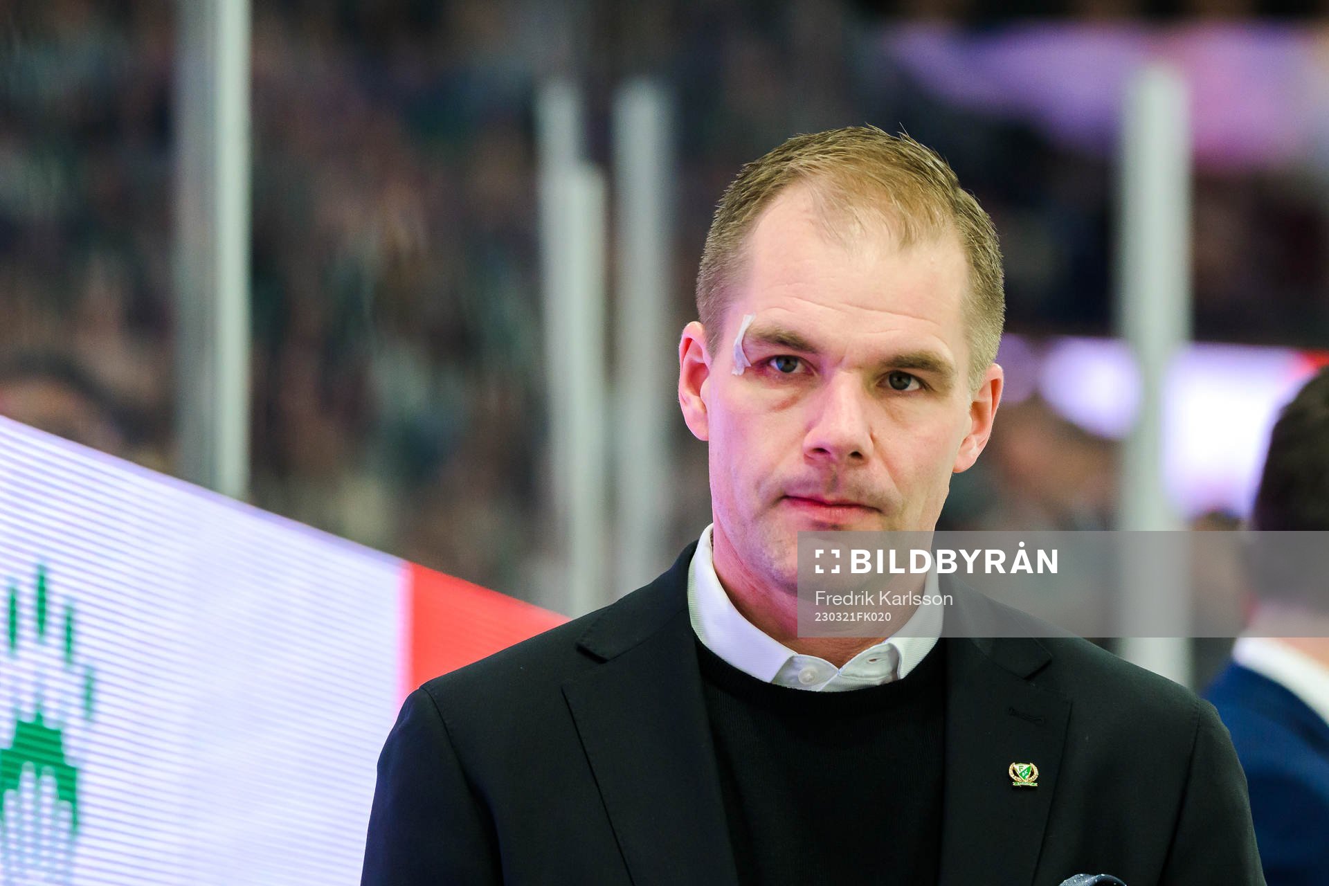 Färjestads huvudtränare Tomas Mitell