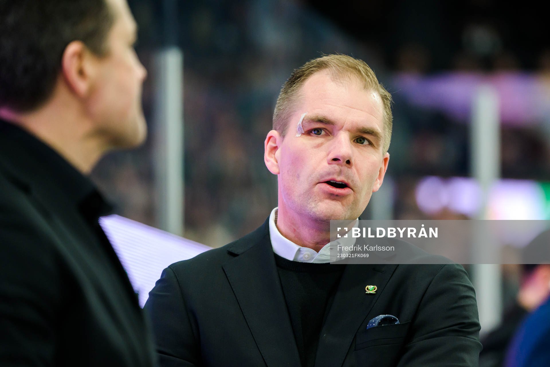 Färjestads huvudtränare Tomas Mitell